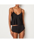 Set de regalo - Pijama de dos piezas Sissie negro