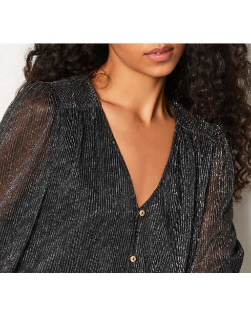 Zilverkleurig hemd Nino