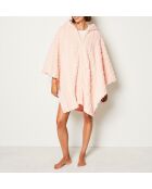 Poncho en polvo rosa Marka