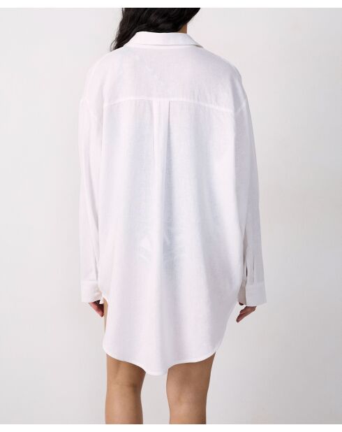 Elmo b weißes Langarmhemd