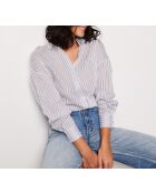 Pauline ray shirt met blauwgroene print