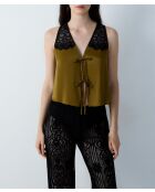 Camiseta sin mangas Impulsion khaki oliva