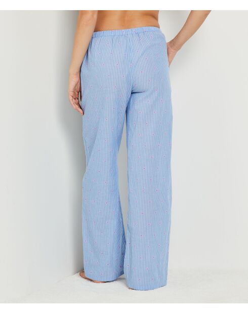 Pantalon Begonia bleu