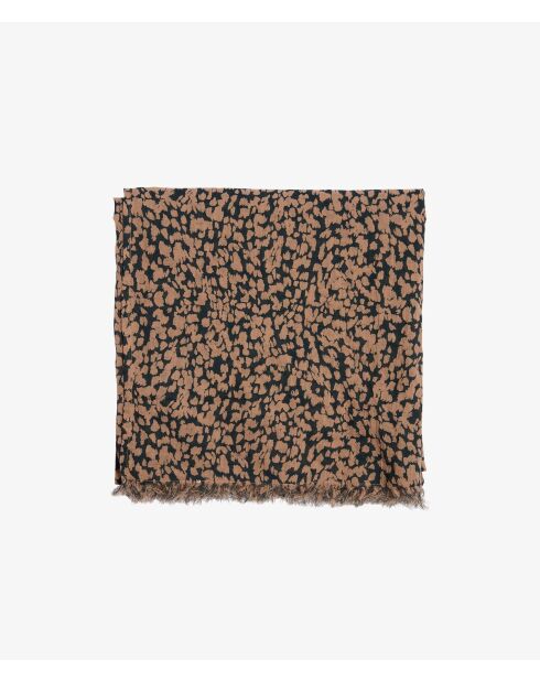 Pareo Thais imprimé fond noir