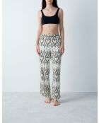 Nytro-broek gedrukt op ecru achtergrond