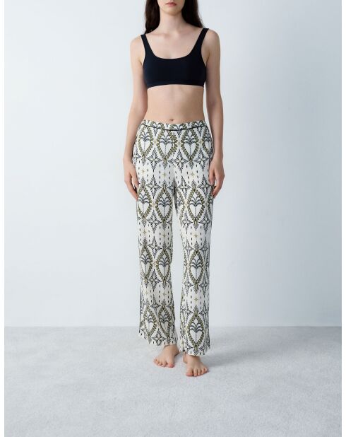 Nytro-broek gedrukt op ecru achtergrond