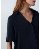 Vermeer marineblaues Hemd