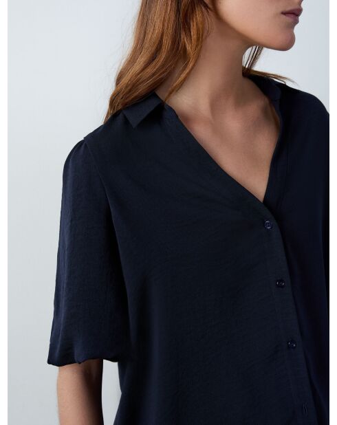 Vermeer marineblaues Hemd