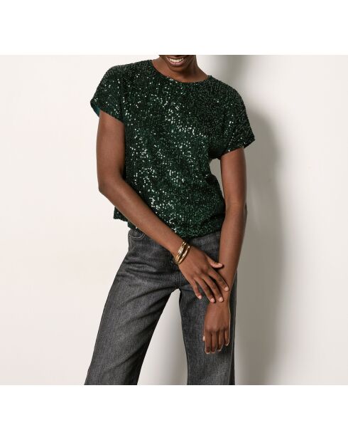 Fegha-Tannengrünes T-Shirt