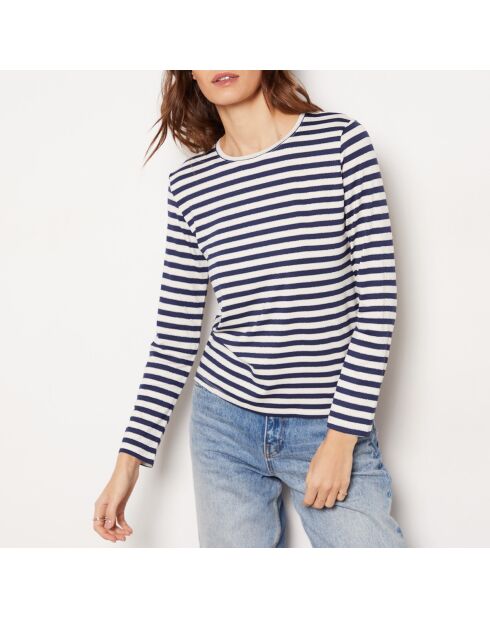 T-Shirt Alban rayure marine