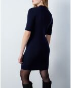 Marineblauwe jurk Gilou