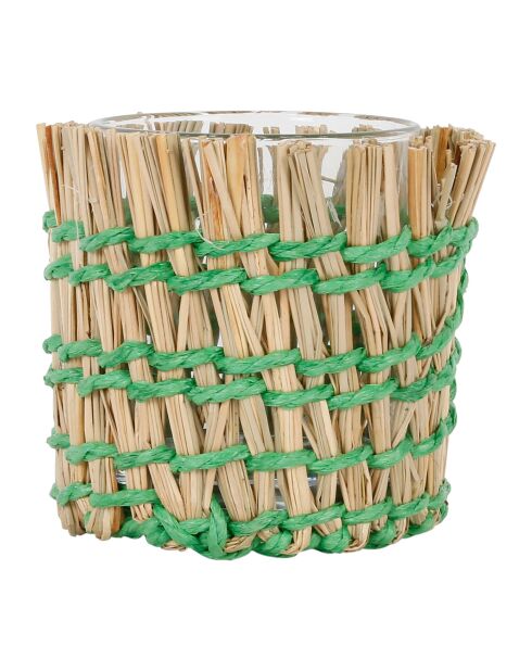 Medi-Summer grüner Kerzenhalter - H: 10 cm