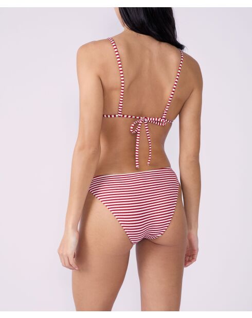 Celestes rode triangelbeha zonder beugel en zonder schelp