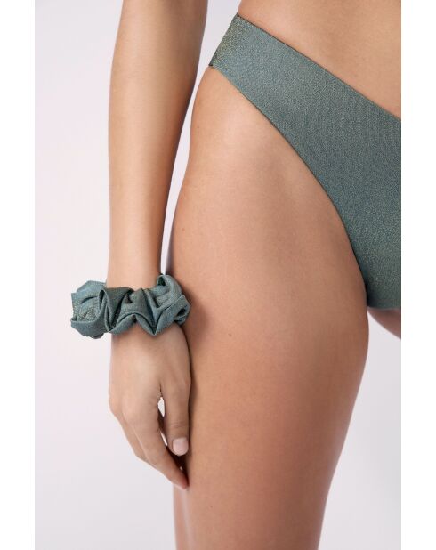 Grijze lichtgevende scrunchie