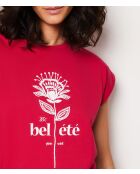 Flora fuchsiafarbenes T-Shirt