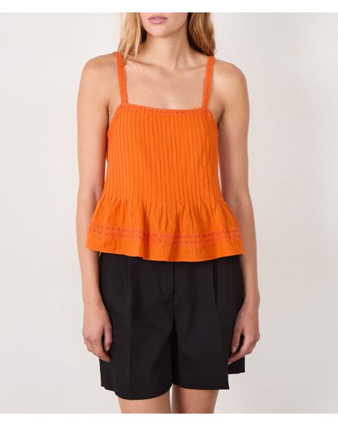 Canotta Alice Brod Alice Brod color albicocca