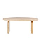 Mesita orgánica natural - 90 x 46 x 36 cm