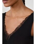 Warm Light Lace zwarte tanktop