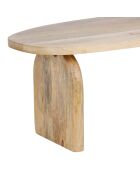 Mesita orgánica natural - 90 x 46 x 36 cm