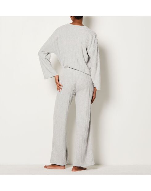 Lichtgrijze Lussi broek