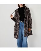 Parka met luipaardprint Charlotte