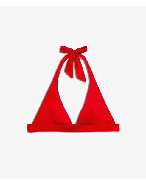 Essentials rode triangelbeha zonder beugel en zonder schelp