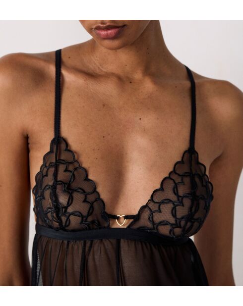 Black Declaration Nachthemd