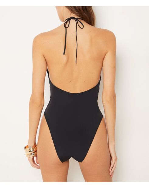 Bañador Mahina negro de una sola pieza sin marco sin concha