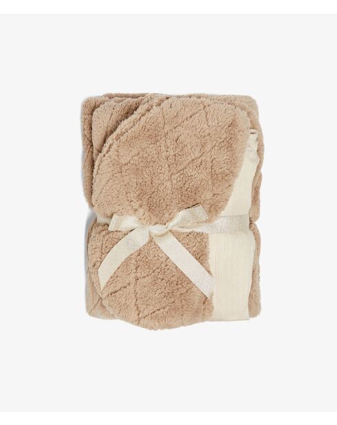 Miella bruine driedelige pyjama