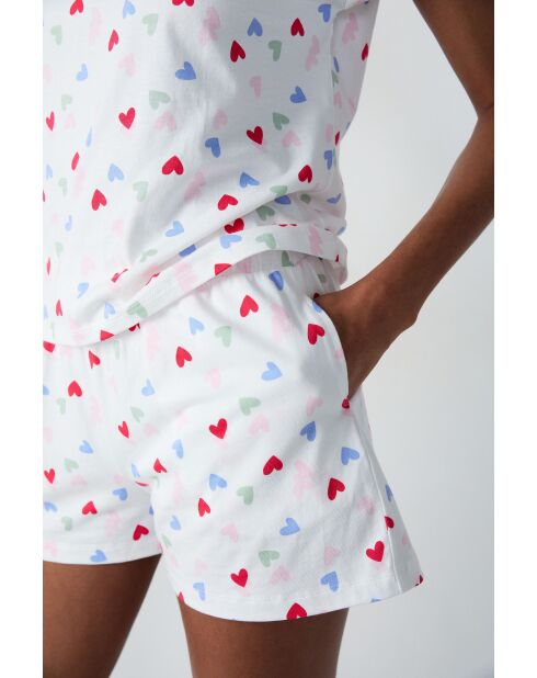 Ecrufarbene Shorts Pabou