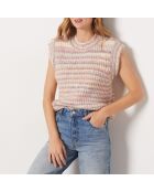 Pull sm Etoile multicolore