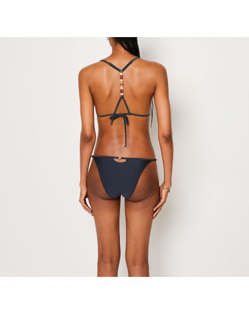 Ficelle 2 Bikinihose mit Krawatte Saturna anthrazit