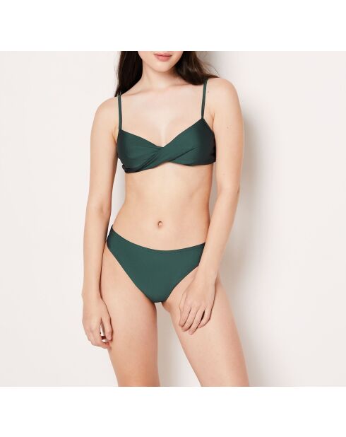 Caleta groen standaard bikinibroekje