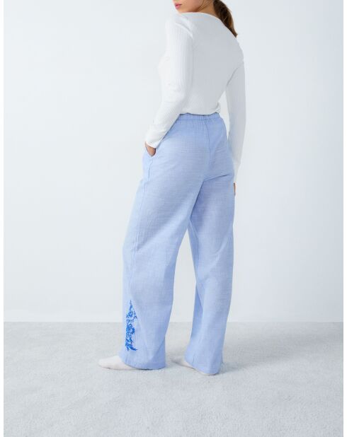 Hemelsblauwe indianenbroek