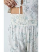 Reese blauwgroene broek met print