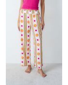 Mehrfarbig bedruckte Hose Forta