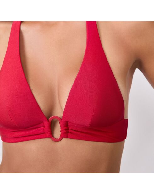 Negara fushia triangel-bh zonder beugel en zonder schelp