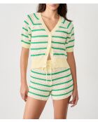 Mehrfarbige Genia-Strickjacke