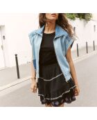 Gonna nera ricamata Hakan