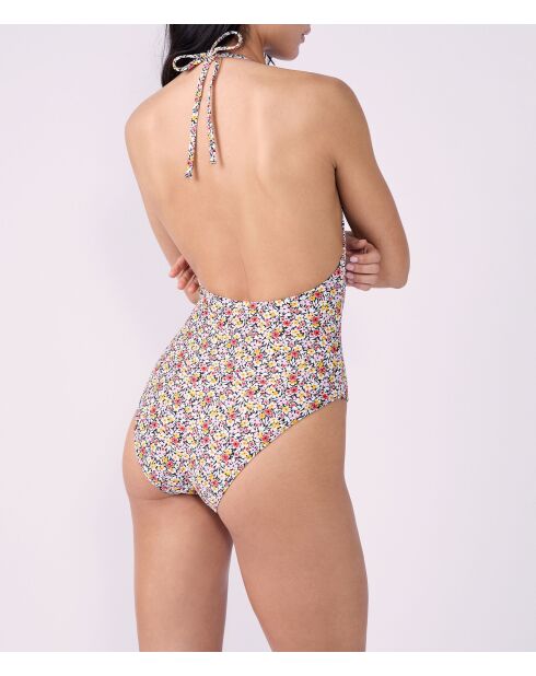 Ventroso mehrfarbiger einteiliger Badeanzug ohne Rahmen ohne Schale