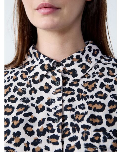Chemise Rosie imprimée léopard