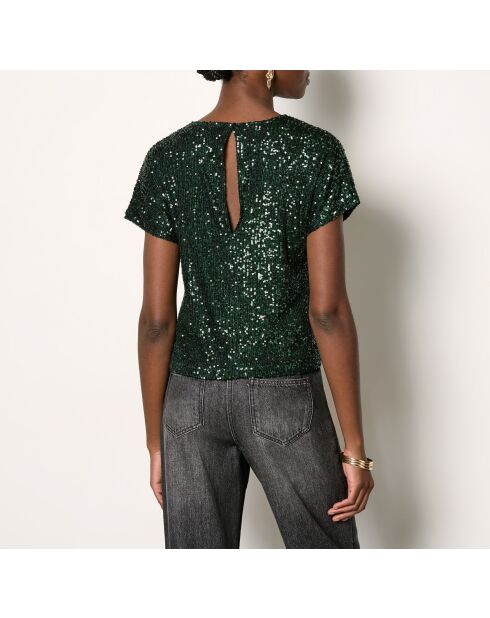 Fegha-Tannengrünes T-Shirt