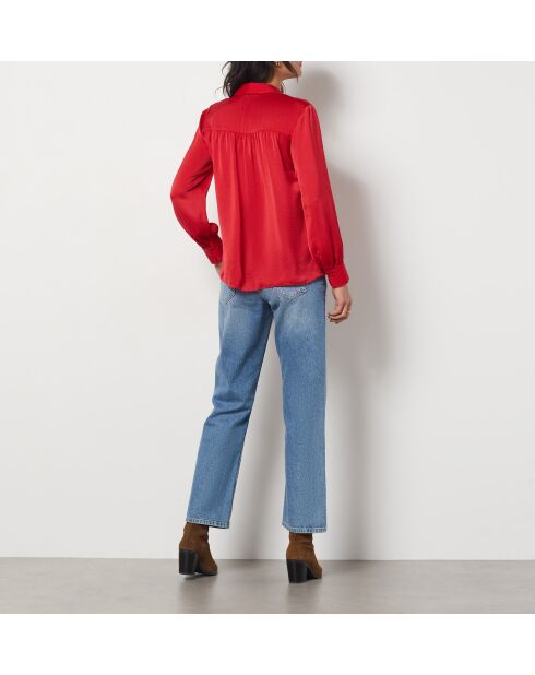 Een polya rood overhemd