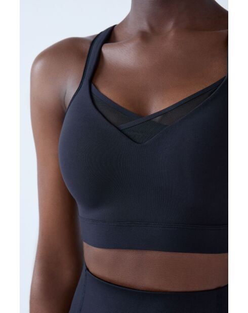 Sujetador negro con aros Moove