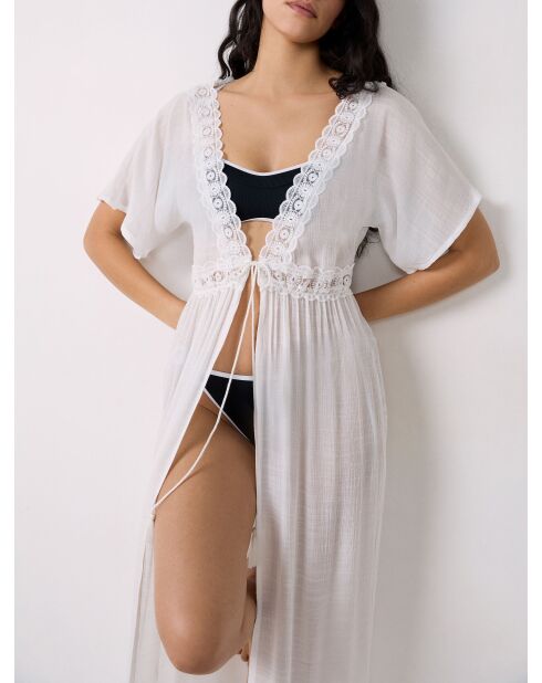 Daila B weißer Kimono