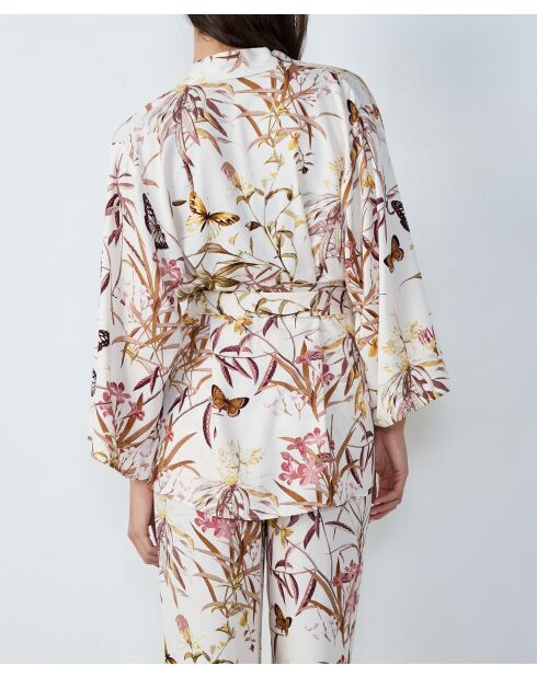 Déshabillé Paco imprimé fond blanc