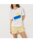 Pantalones cortos Giia de color amarillo brillante