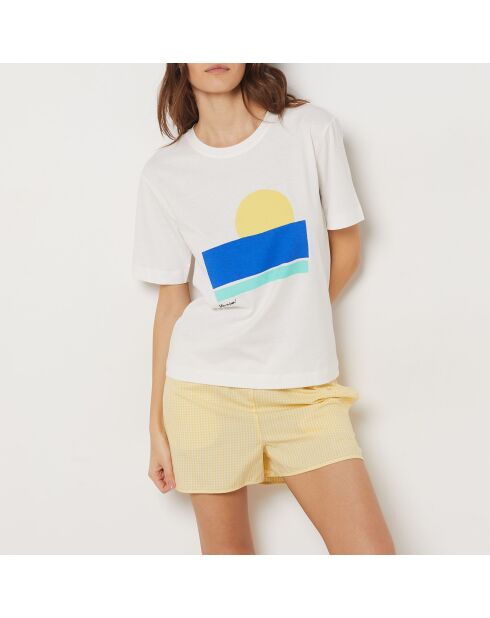 Giia felgele korte broek