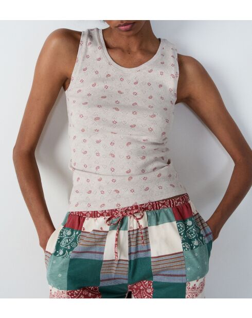 Bayside Tanktop aus rotem Backstein