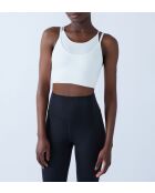 Sujetador blanco con aros Eclipses